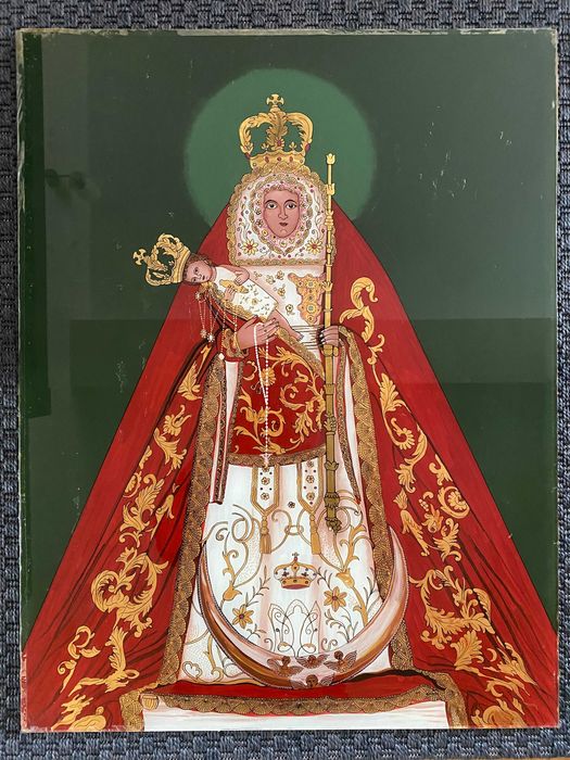 Vand icoane, pictate pe sticla