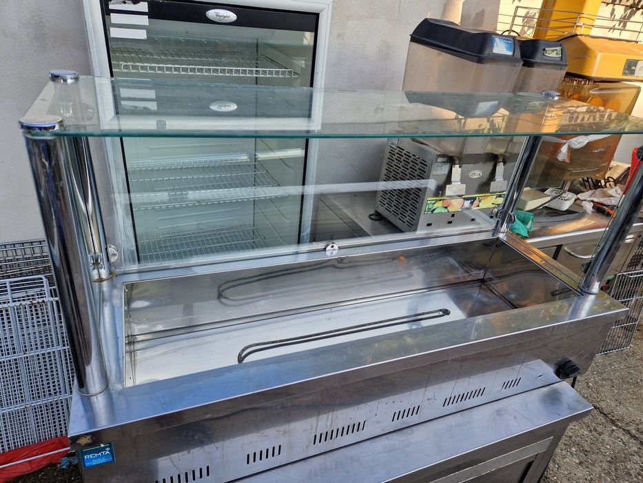 Frigider, Masa rece cu usi inox, blat inox, masa frigorifică