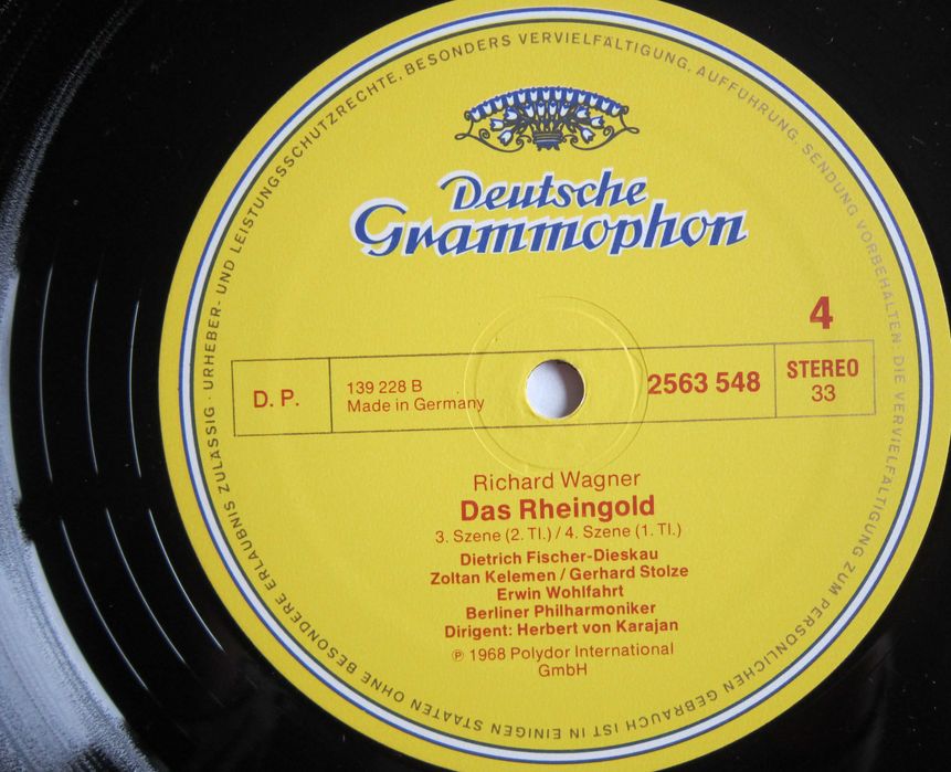 cadou deosebit rar Das Rheingold (Aurul Rinului) Wagner Karajan 1970