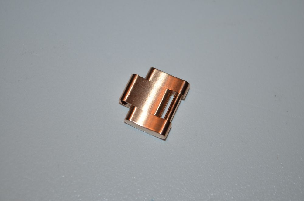 ZA AUR ROZ 18K ROLEX de DAMA - Link - 14mm - Model bratara OYSTER !