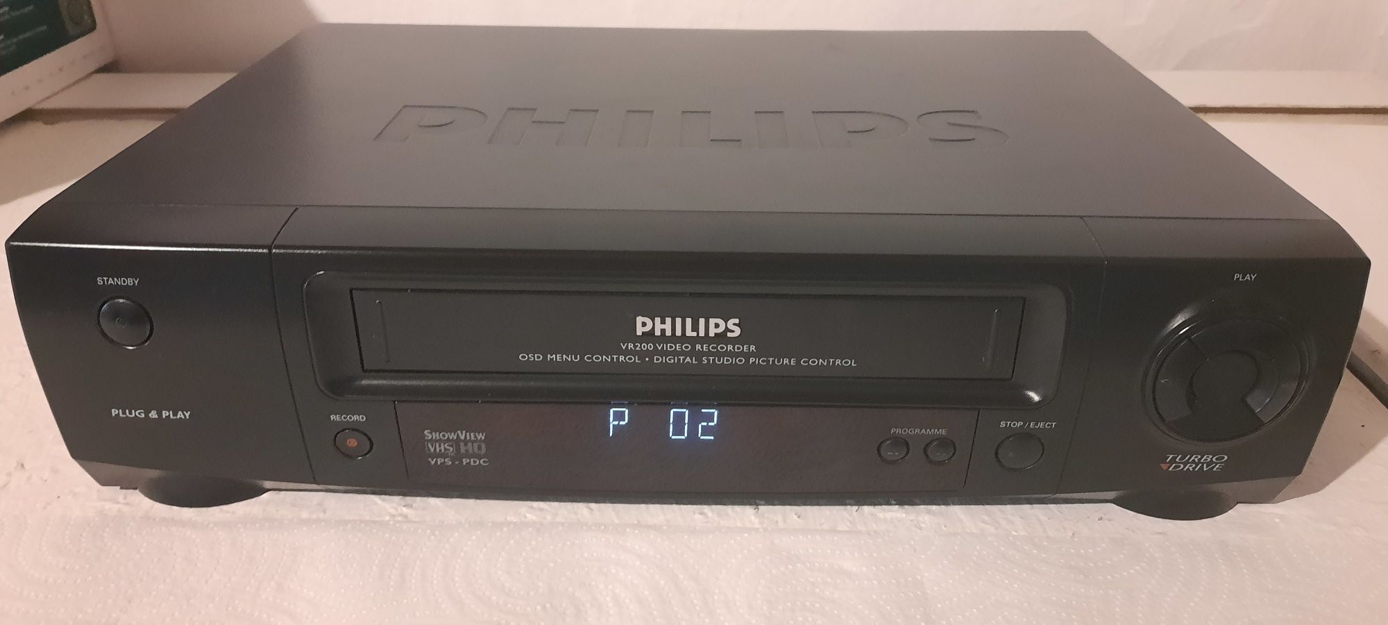Videorecorder PHILIPS VR 200, Functional 90% (Made in Europa)