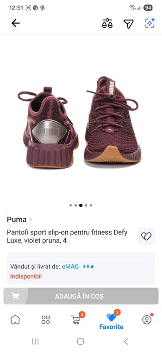 Adidași Puma,nr 38/24 cm