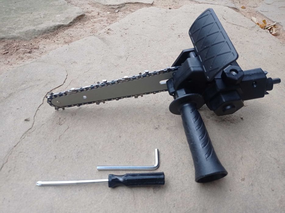 Приставка за винтоверт верижен трион резачка за дърва и клони