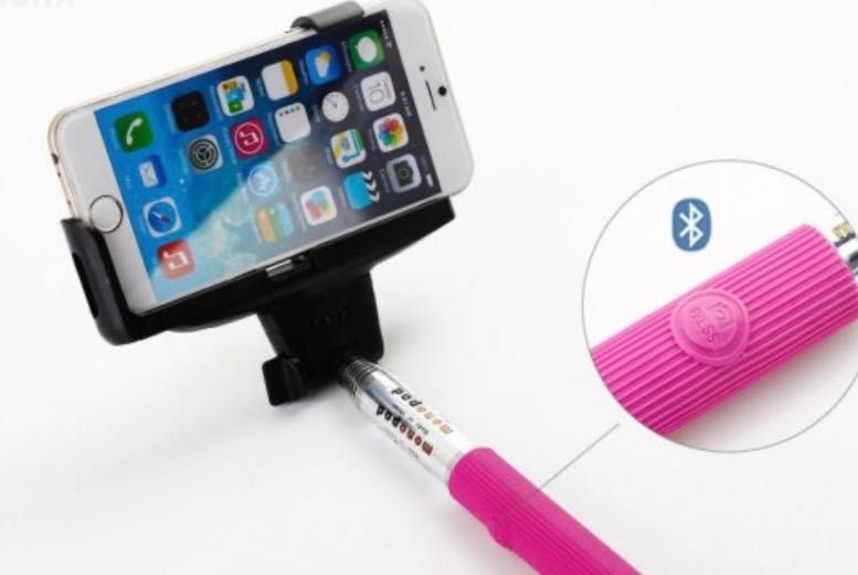 Bluetooth Selfie Stick Розов Селфи Стик