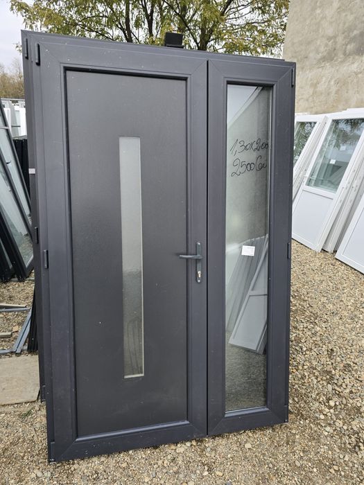 usi termopan pvc gri antracit dube noi de la 1950 lei