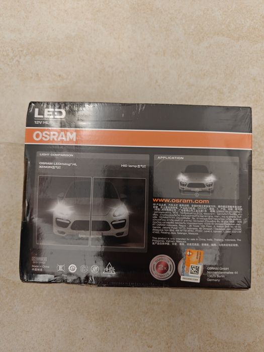 Bec OSRAM LED D1S D3S plug and play xenon de fabrica