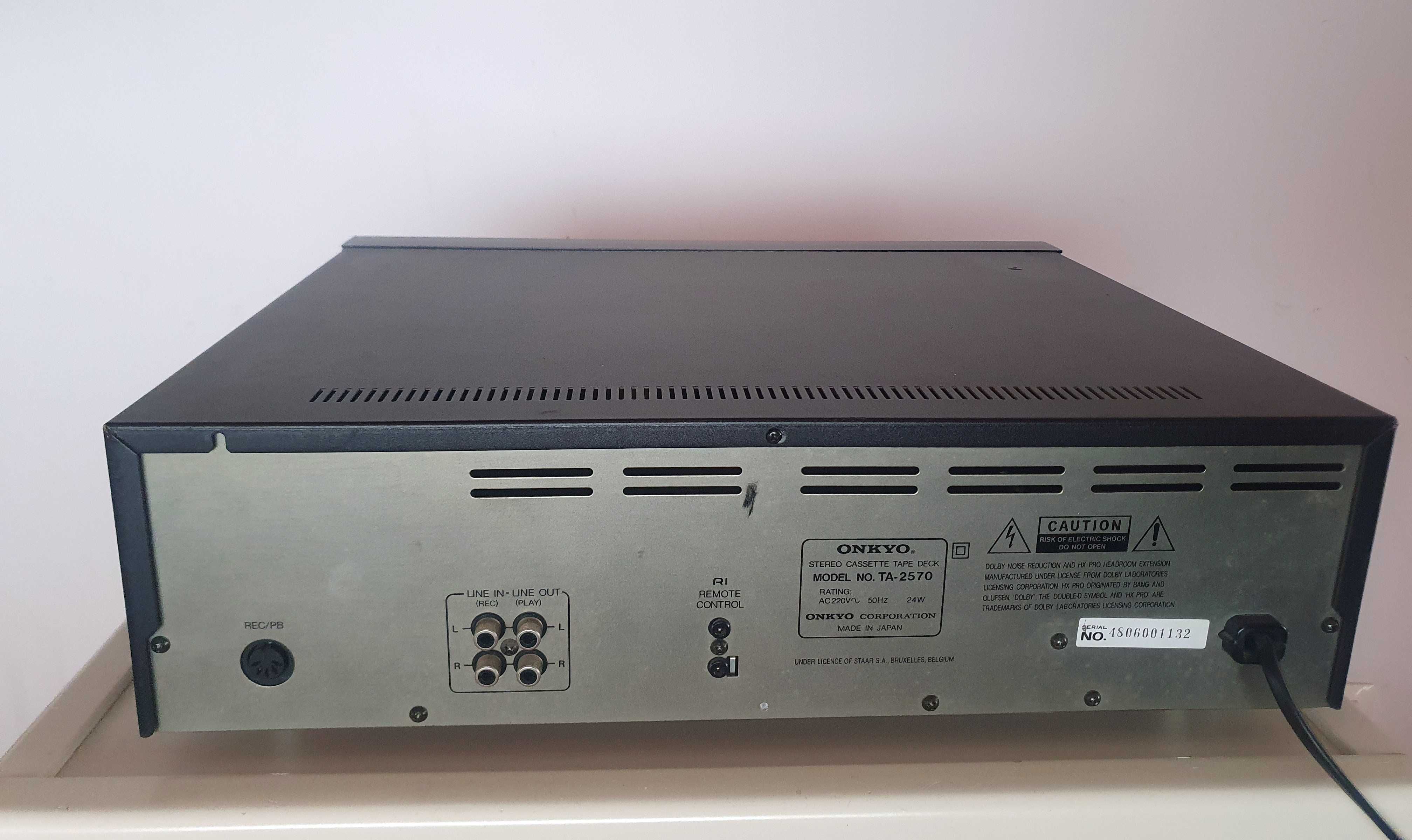 Deck Onkyo TA-2570 3 capete dublu cabestan