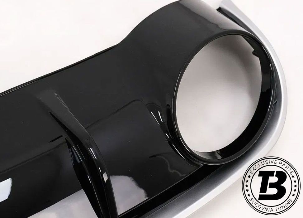 Difuzor Bara Spate cu Ornamente compatibil cu Audi A4 B8 RS Design