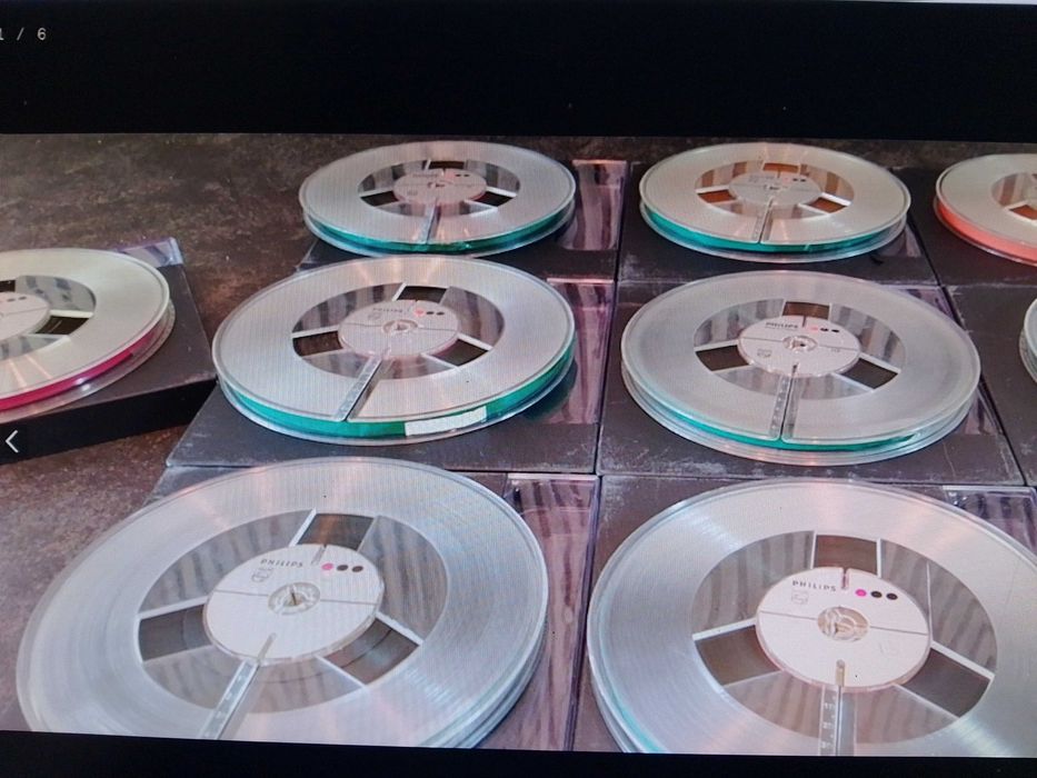 10 магнитофонни ролки 18, PHILIPS  с кутии. Много добро състояние