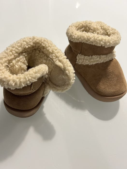 Детски Боти с велкро закопчаване - кафяви