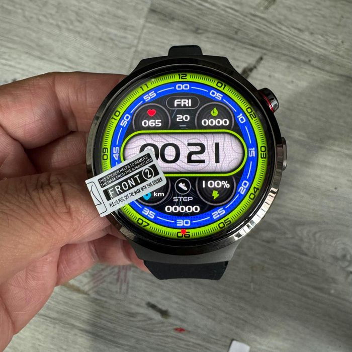 VWAR Core5 4G Smart Watch- Android 13/Bluetooth, 1.75" AMOLED, 52 mm