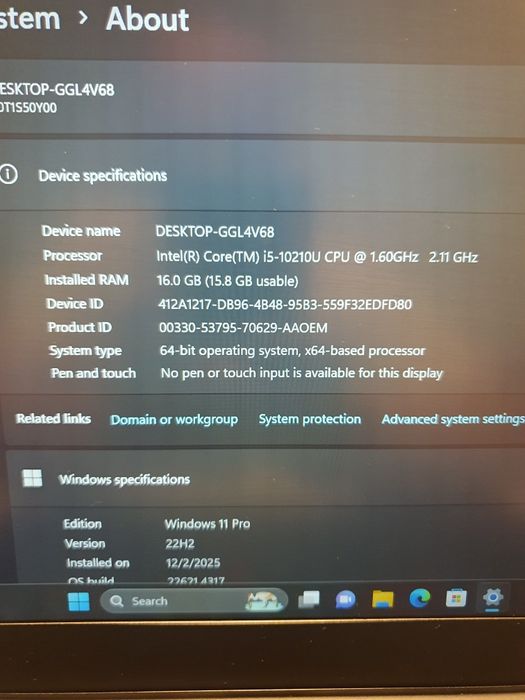 Lenovo Thinkpad T14s, Ecran 14"FHD,Cpu i5,Ram 16gb, SSD 512gb, Win 11