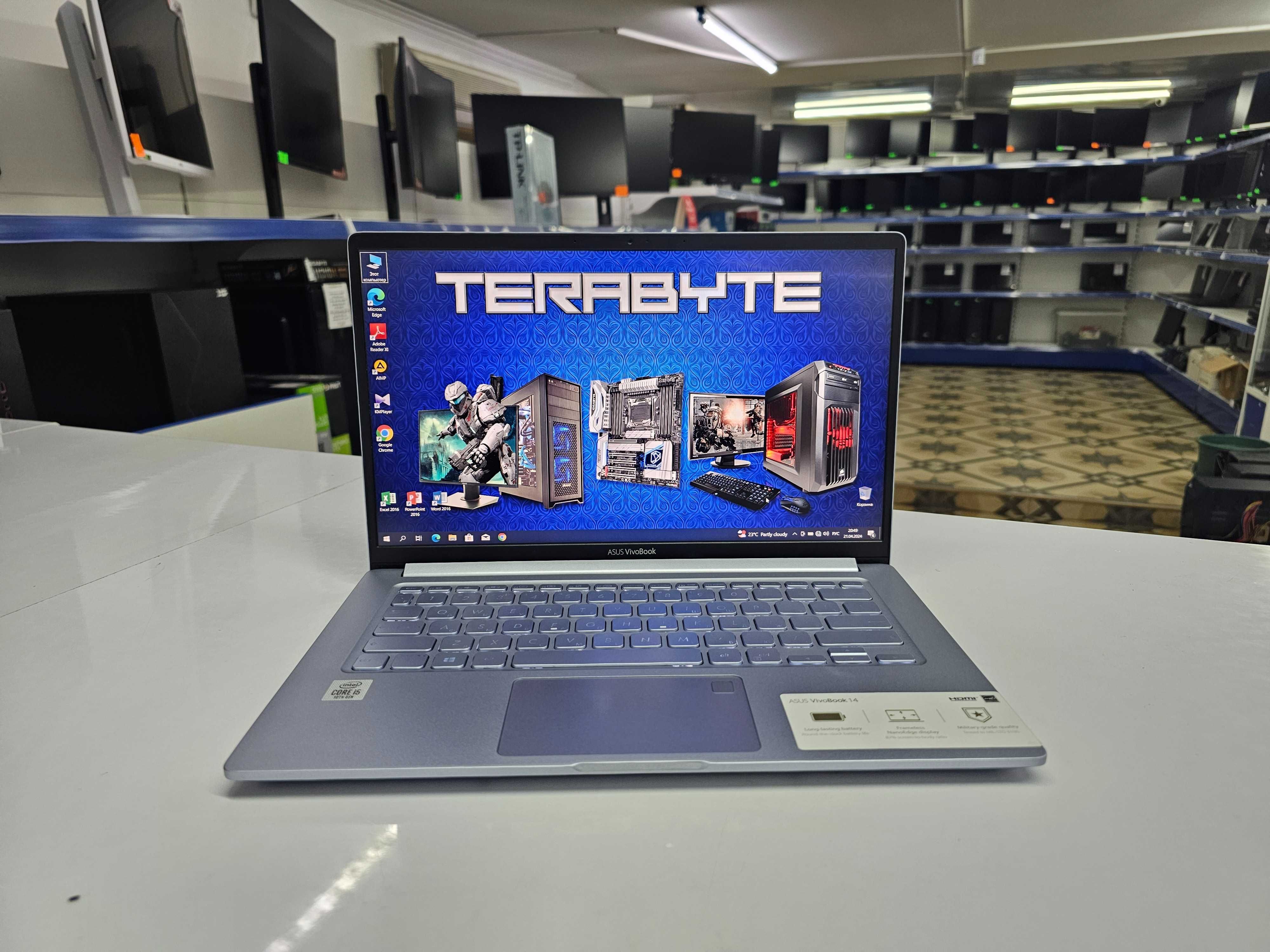 Ноутбук Asus(14")Core i5-10gen+SSD512Gb+Intel UHD\"TERABYTE"