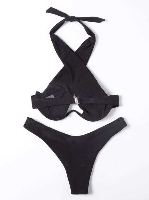 Costum de Baie Negru Dama 2 Piese