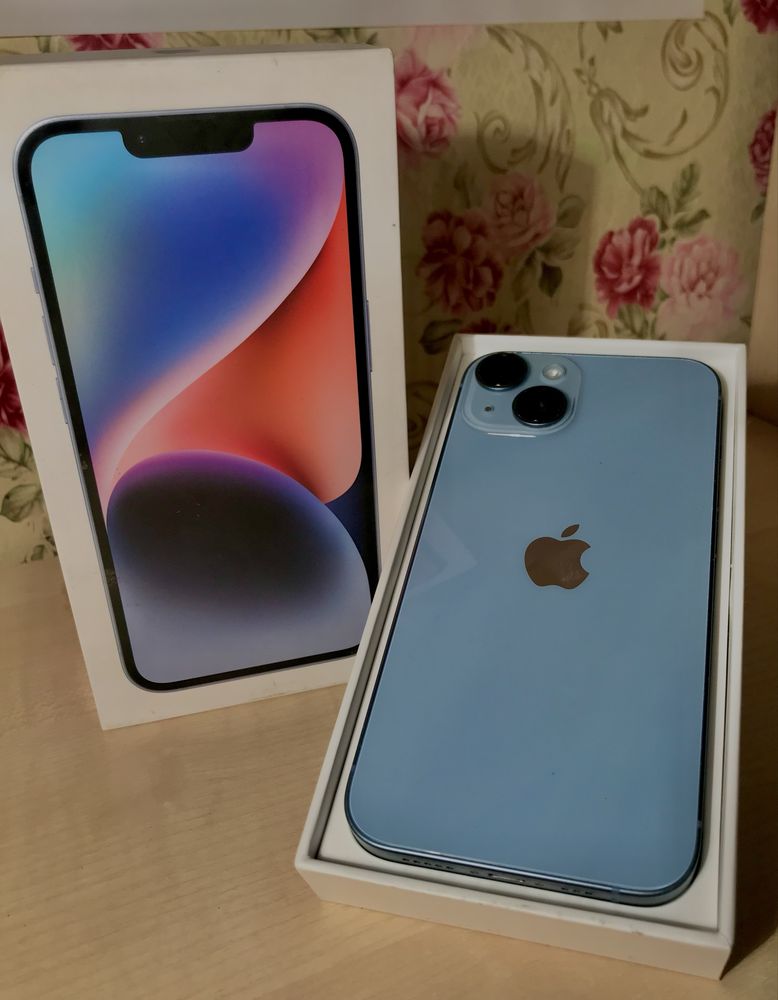 Продам iPhone 14 Plus в цвете “Голубой” – Отличное состояния