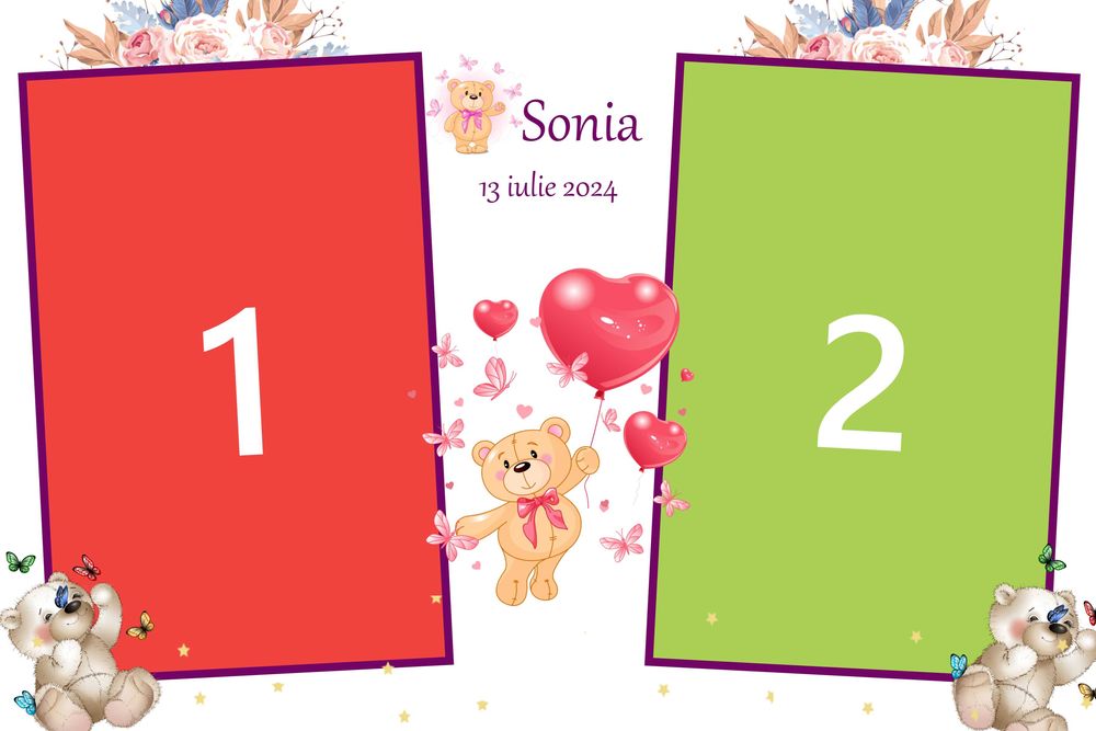 Template-uri nunta/botez editabile pentru dslrbooth