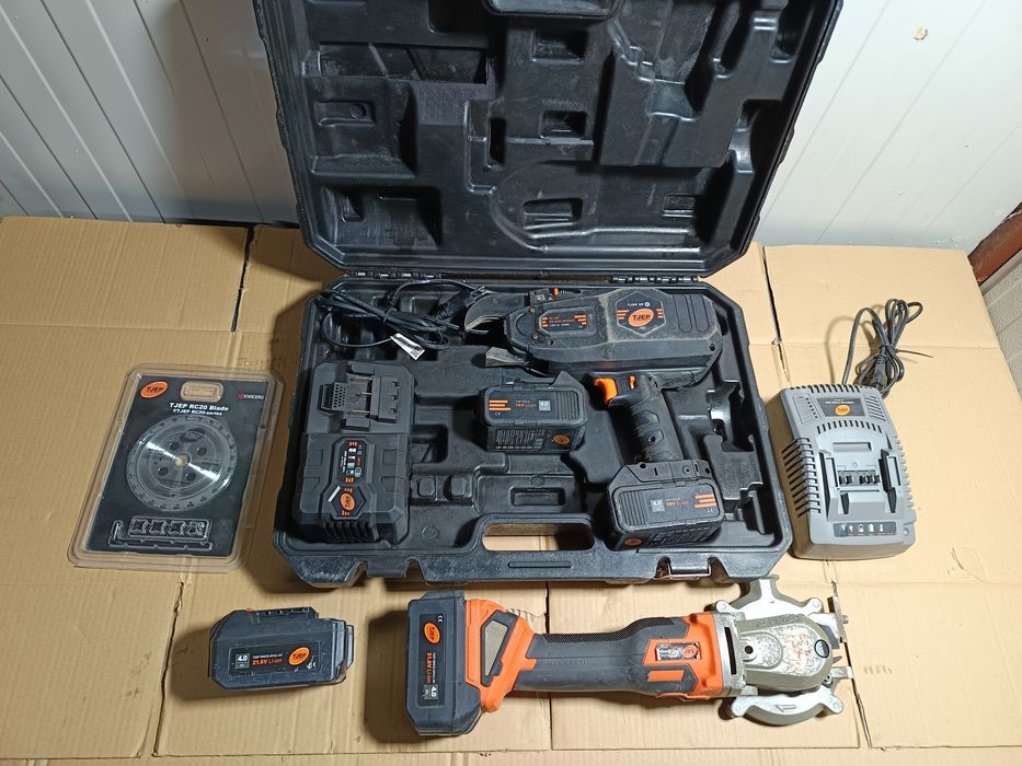 Tjep set pistol de legat fier și mașină de tăiat fier beton max