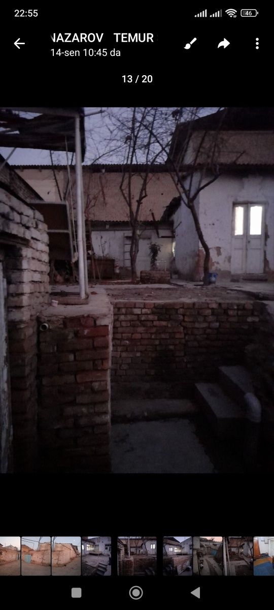 Сам шахарда арзон куруб битказилмай колган хавли сотилади .