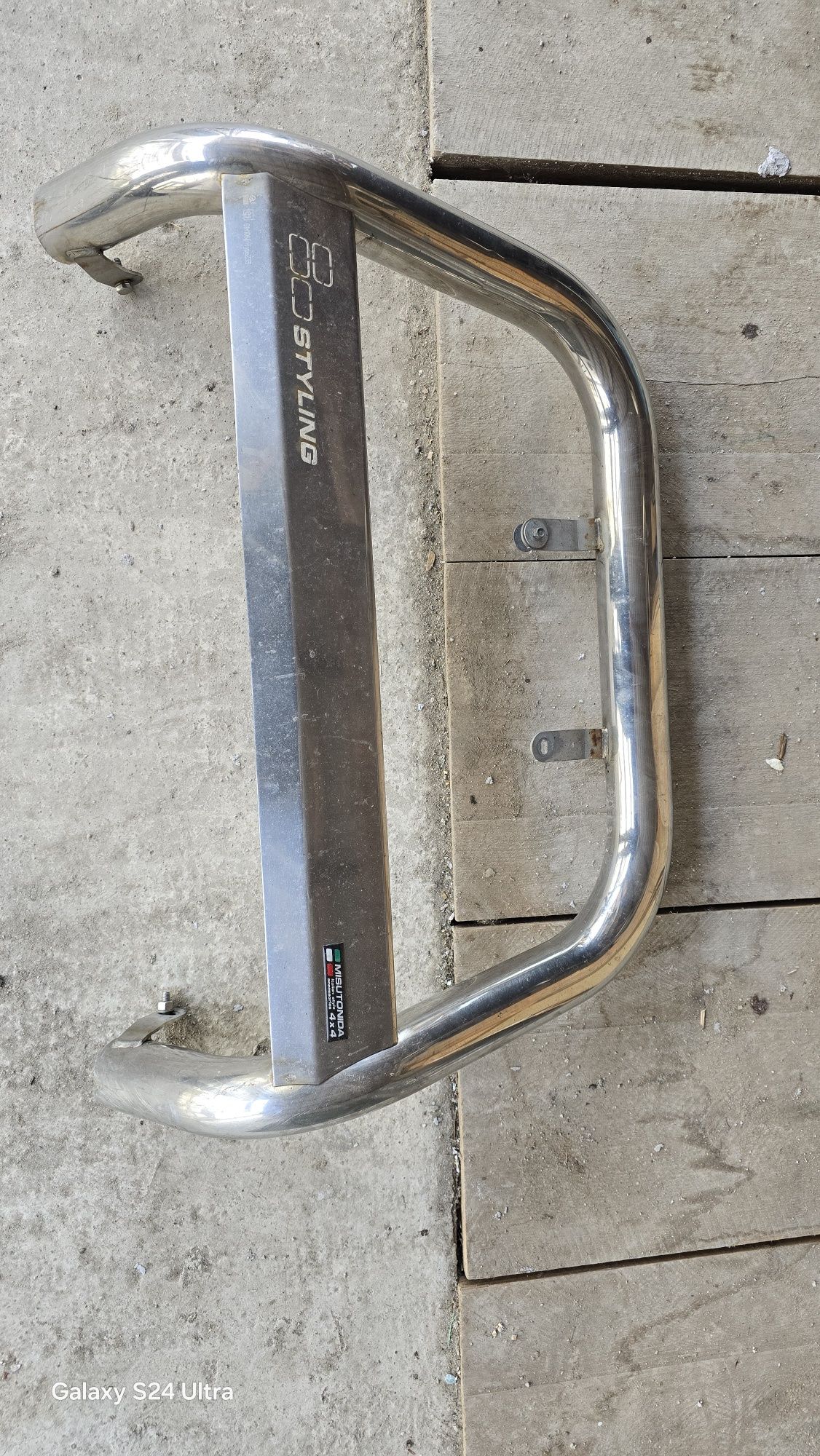 Grila frontala si bullbar inox vw tiguan