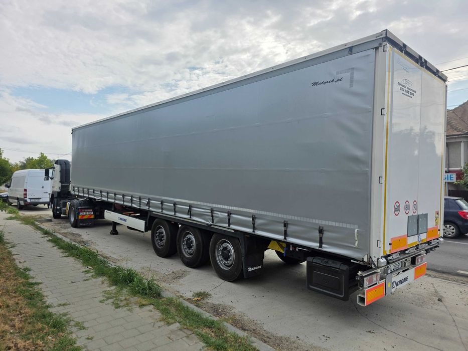 Semiremorca Krone SD prelată schimb cu bena basculabila agregate