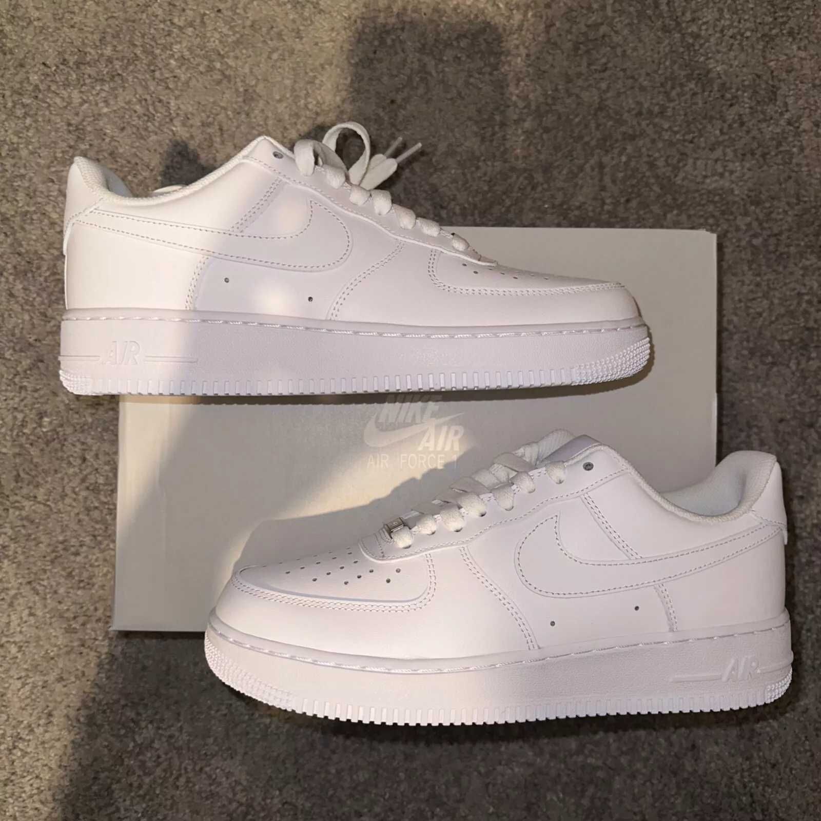 Nike Air Force 1 Triple White Super Premium Adidasi