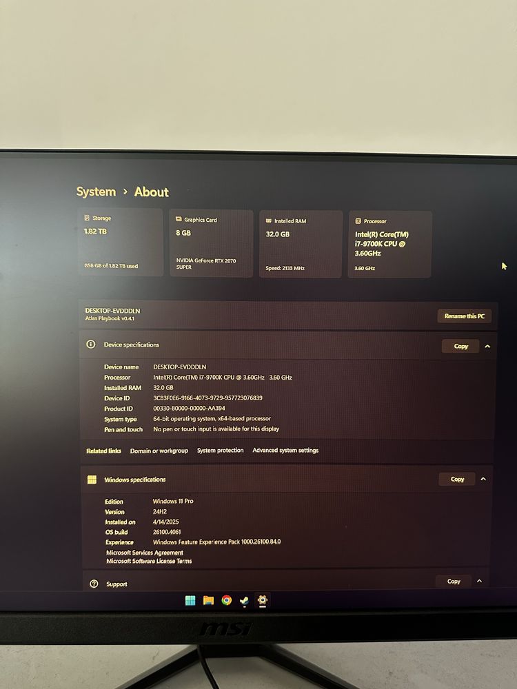 PC Gaming RTX 2070 Super