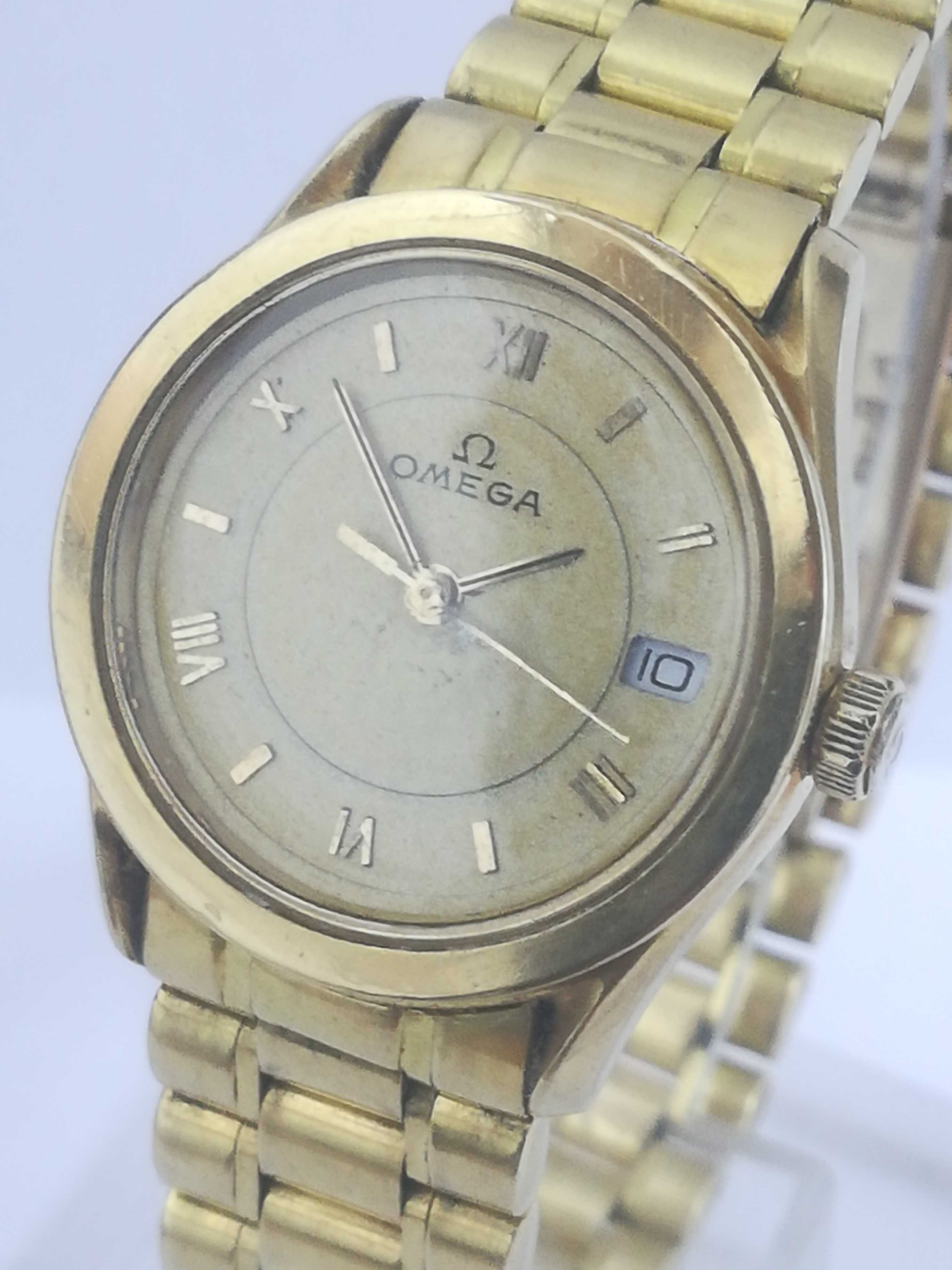 Ω OMEGA дамски автомат/ automatic - 18k Gold/ злато - ORIGINAL