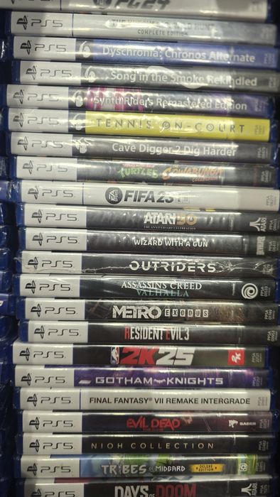 Новые диски ps4, ps5
