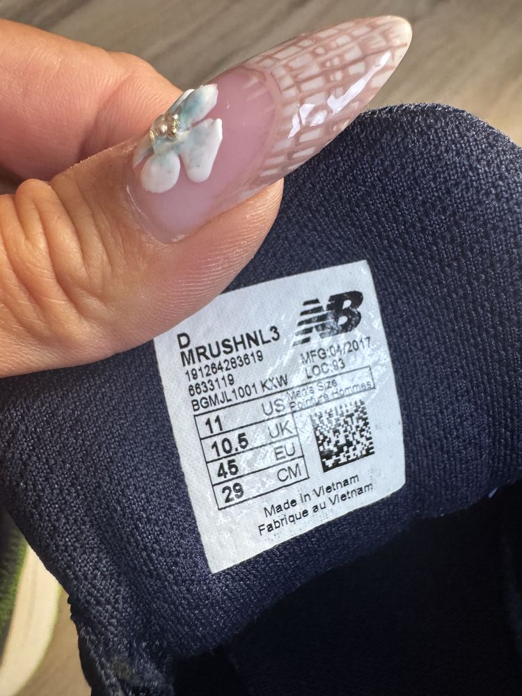 Оригинални тъмно сини маратонки New Balance FuelCore Rush v3 ! 45 н