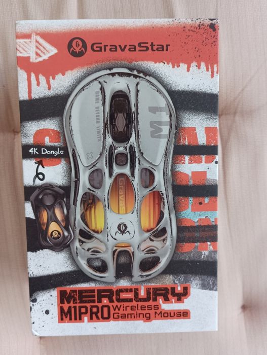 Mouse Wireless Gaming Sigilat - GravaStar Mercury M1 Pro+4K Dongle