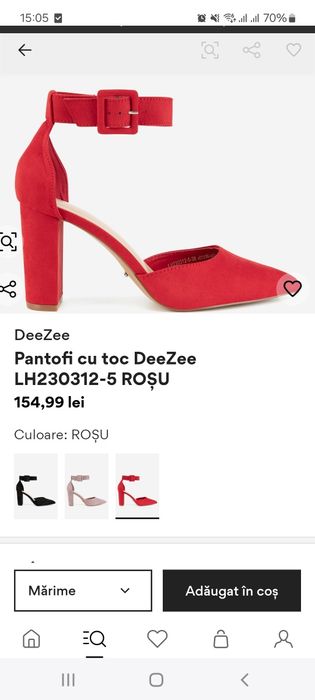 Pantofi DeeZee mărimea 35