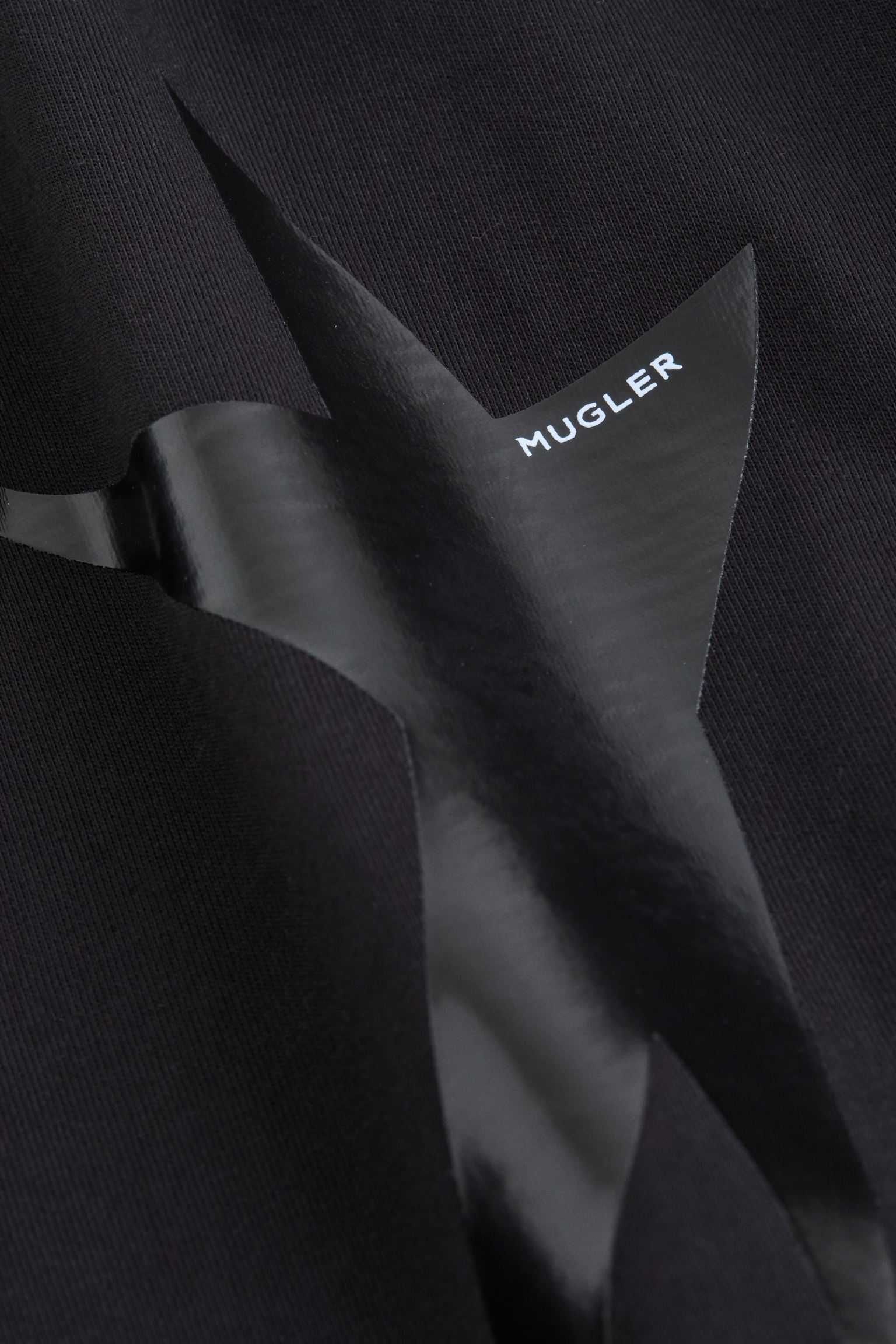 Mugler x H&M Tricou ajustat cu imprimeu Negru, M, L, nou