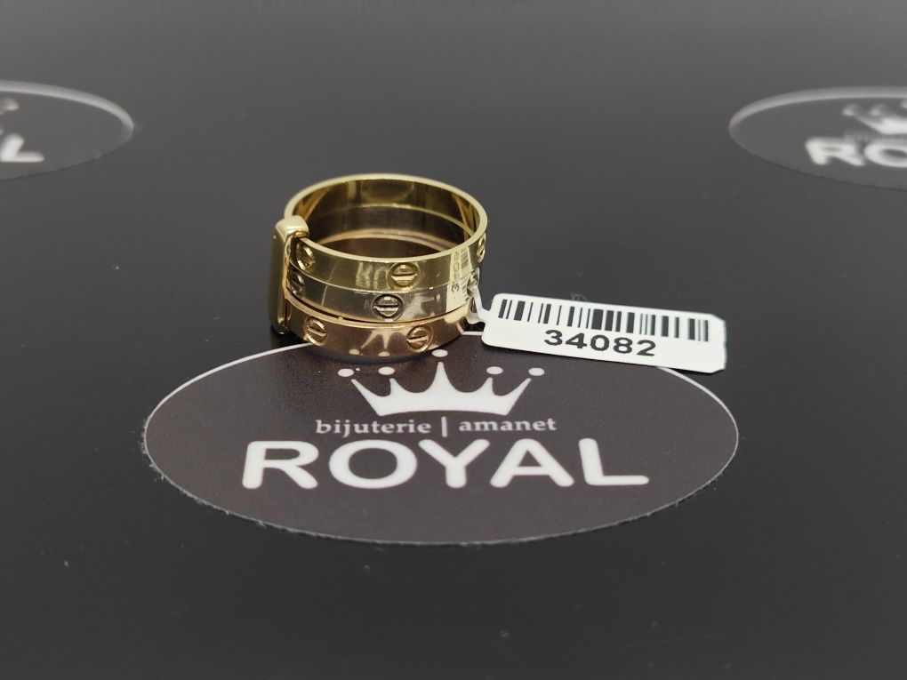 Bijuteria Royal : Inel aur 14k/4.96 gr