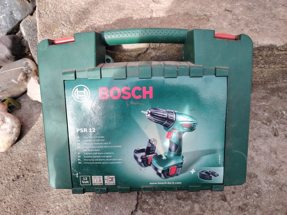Filetanta cu doi acumulatori Bosch PSR12