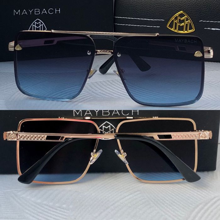 Мъжки слънчеви очила правоъгълни 4 цвята Maybach