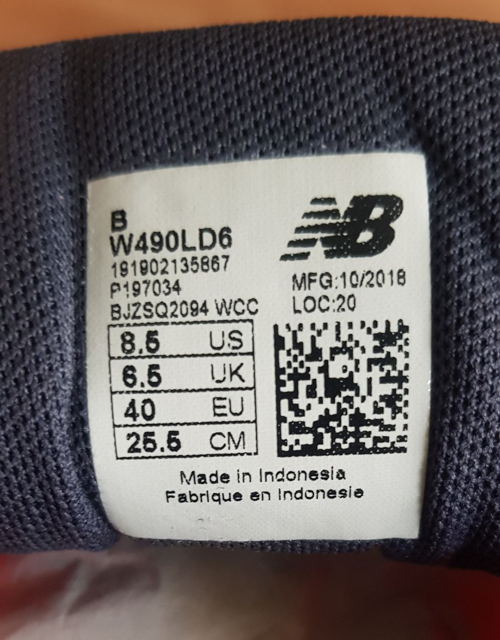 Adidasi New Balance W490, Coral/Grey/White