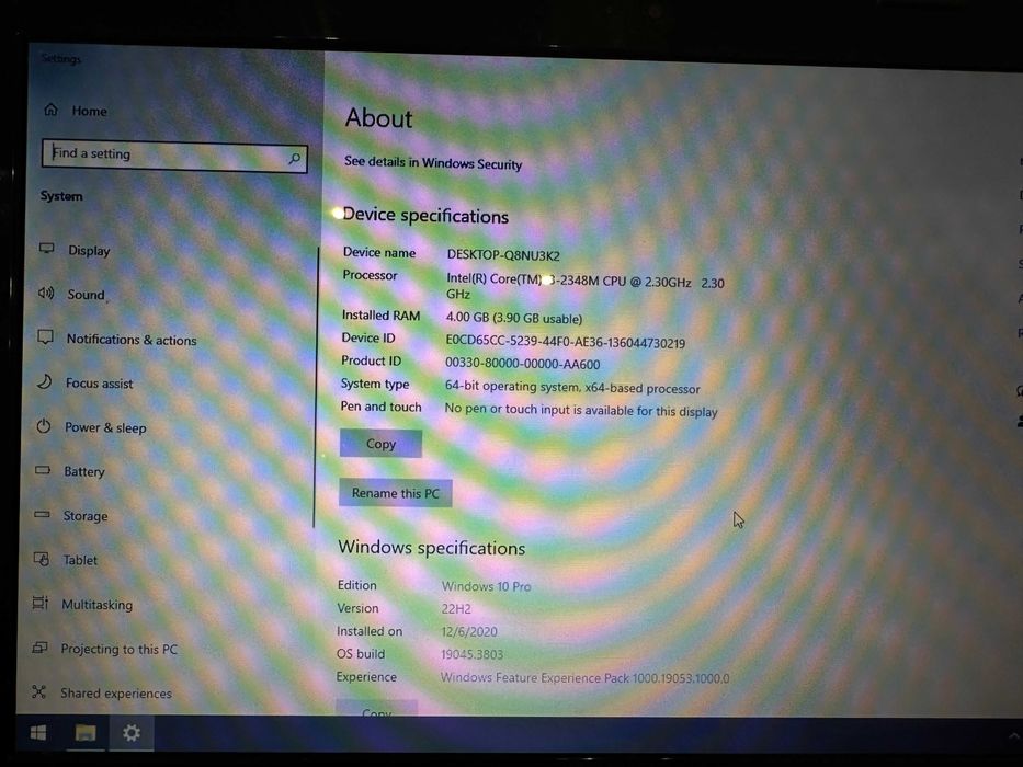 Laptop Lenovo G580
