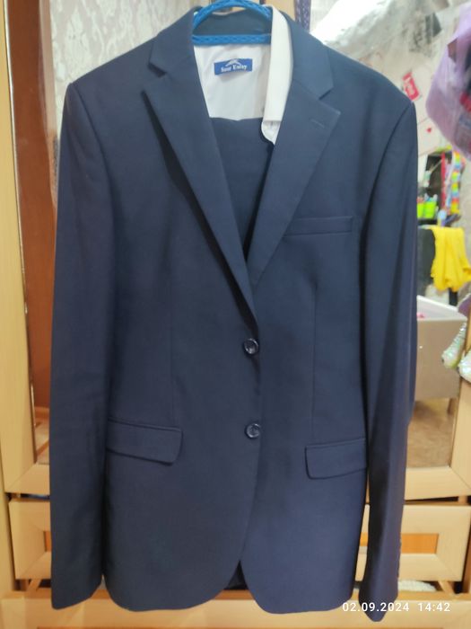 Костюм школьный синий