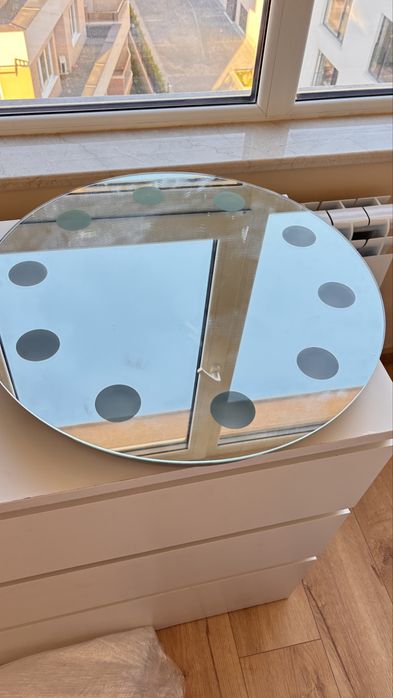 Кръгло огледало за стена (несветещо)