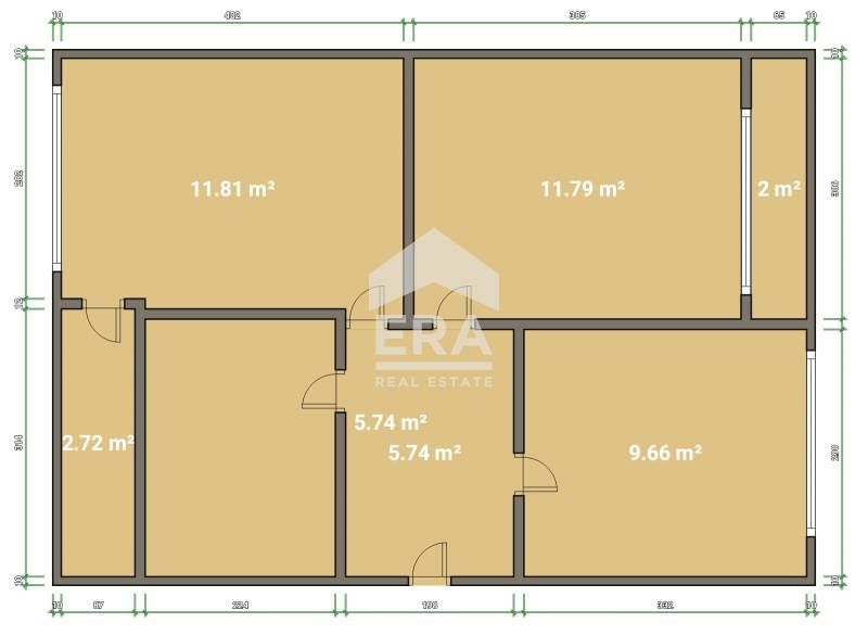 Продава се Двустаен апартамент в Силистра, Изток - 56 кв.м за 950 €/кв.м - Снимка #10