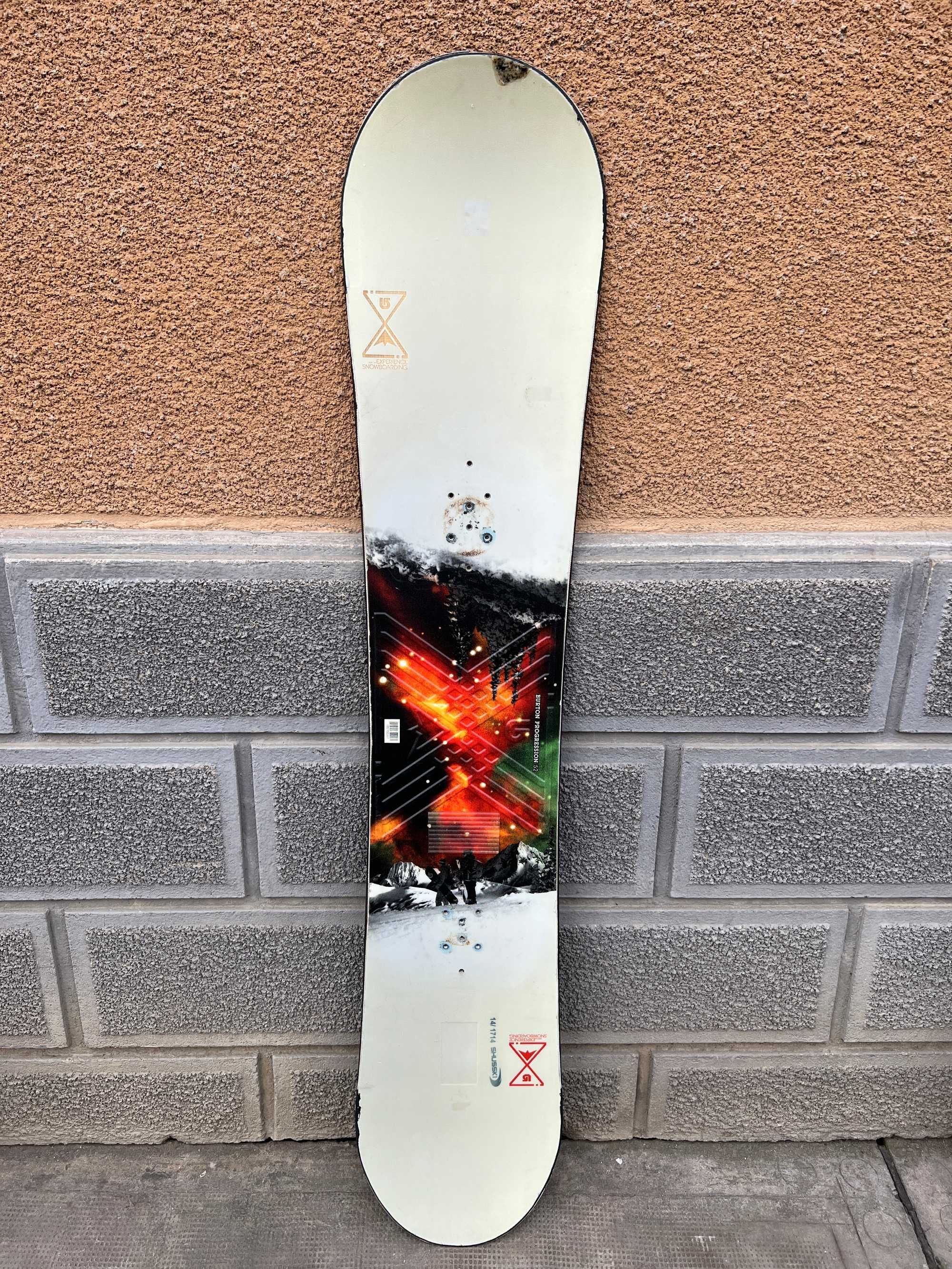 placa snowboard burton progression L152