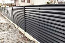Garduri din panou stil jaluzele, sipca metalica, tabla, plasa