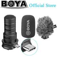 Microfon android Boya BY-DM100 Digital Stereo Cardioid Condenser, vlog