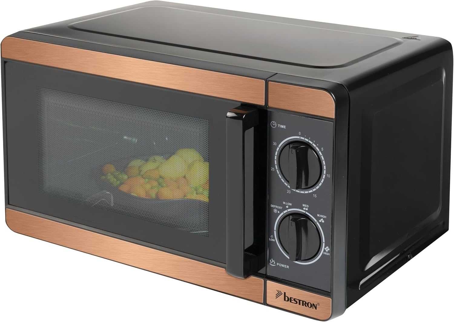 Микровълнова фурна Bestron Copper, 700W, 20л, 6 функции, таймер