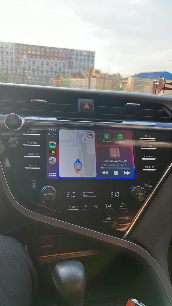 Установка Carplay camry 70