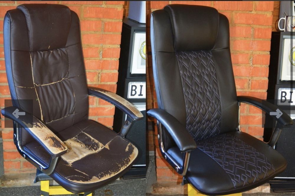 Перетяжка офисных кресел