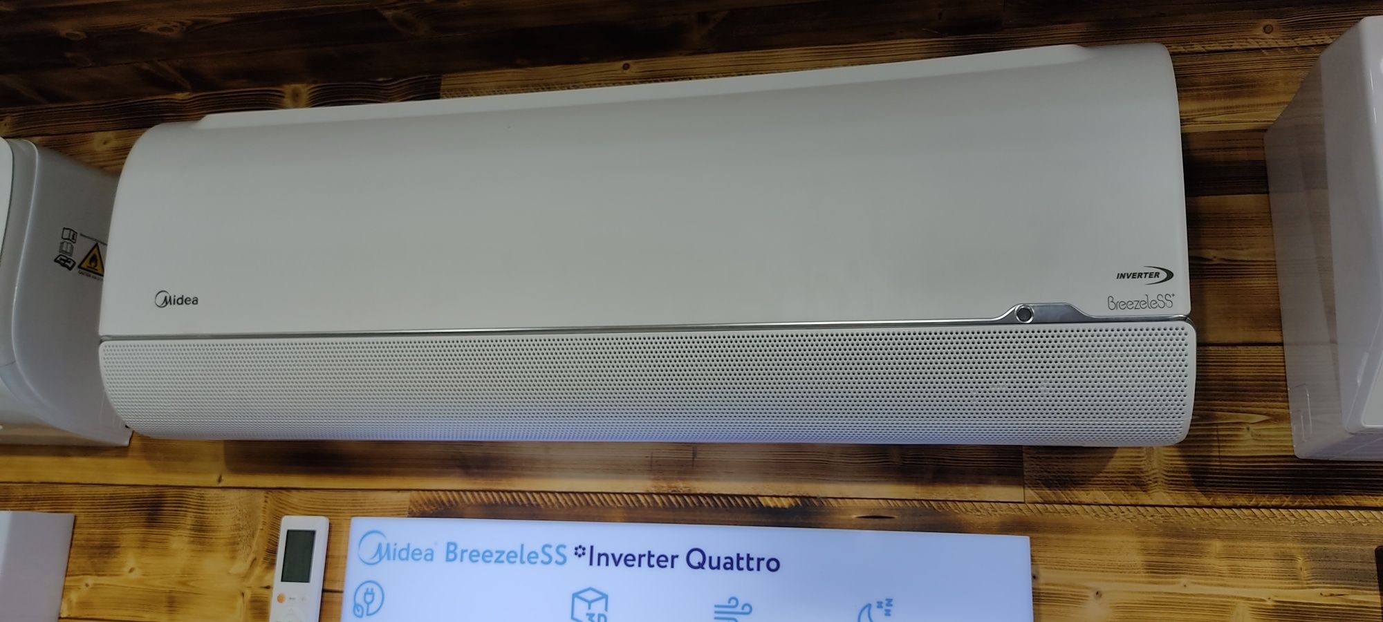 MIDEA BREEZELESS Кондиционер*12000BTU*inverter* ДОСТАВКА Бесплатная