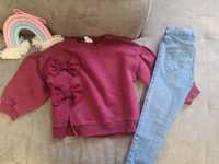 Set bluza si blugi Zara/Next/h&m