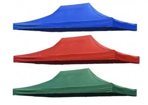 Качествени гумирани покривала за шатри в ново състояние