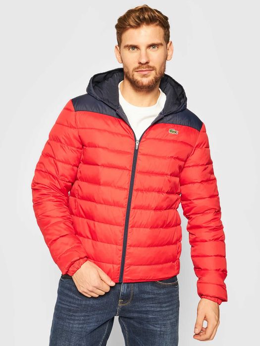 Lacoste Sport Hooded Water-Resistant Quilted Jacket ОРИГИНАЛ мъжко яке
